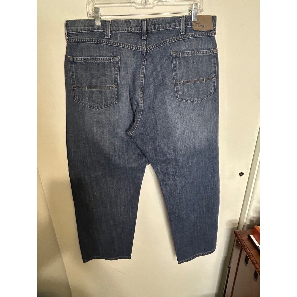 Wrangler Jeans Co Loose Straight Fit 38x30 Denim Pants Blue‎ Menswear - Picture 4 of 5
